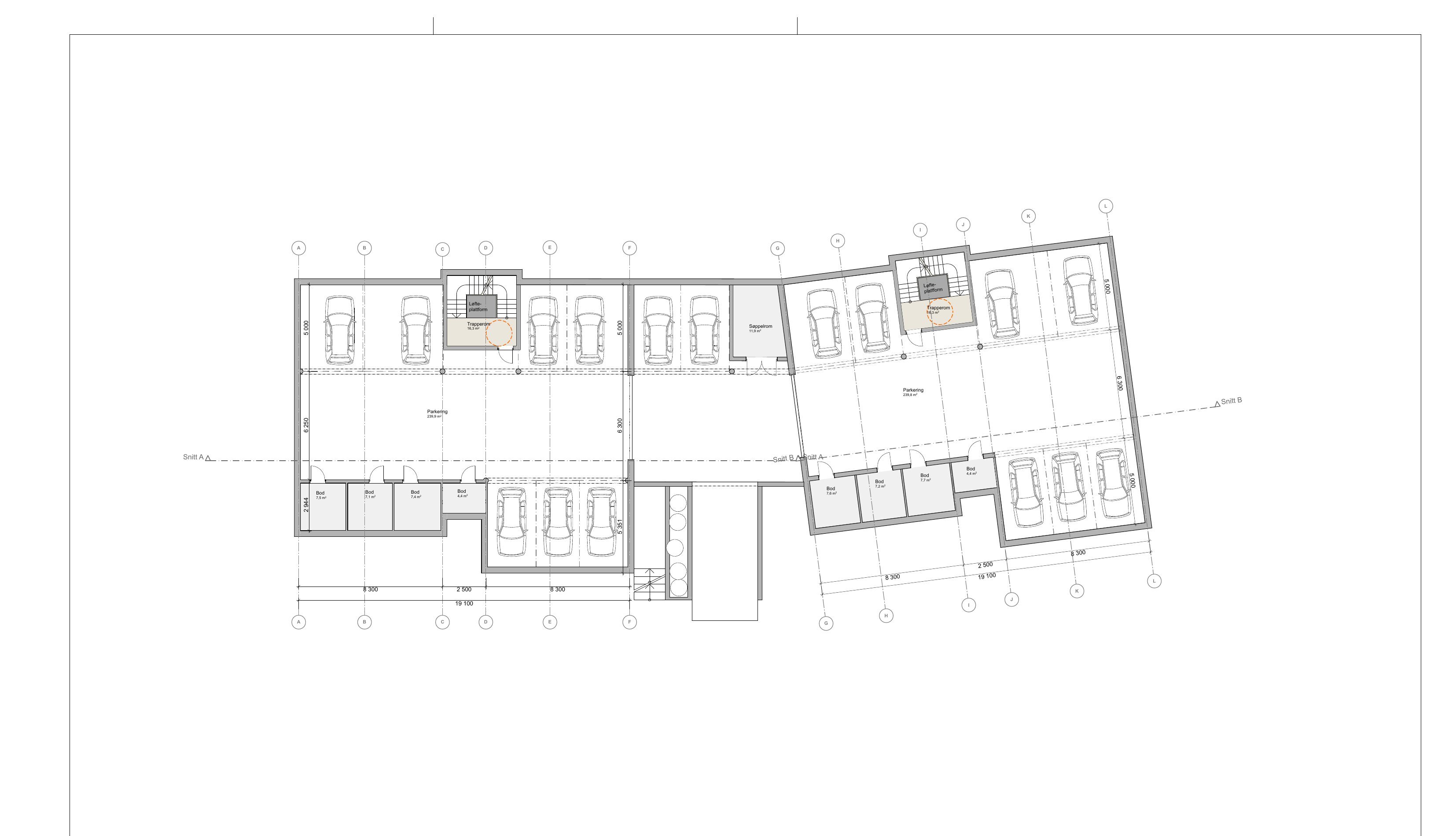 Ground floor — parking