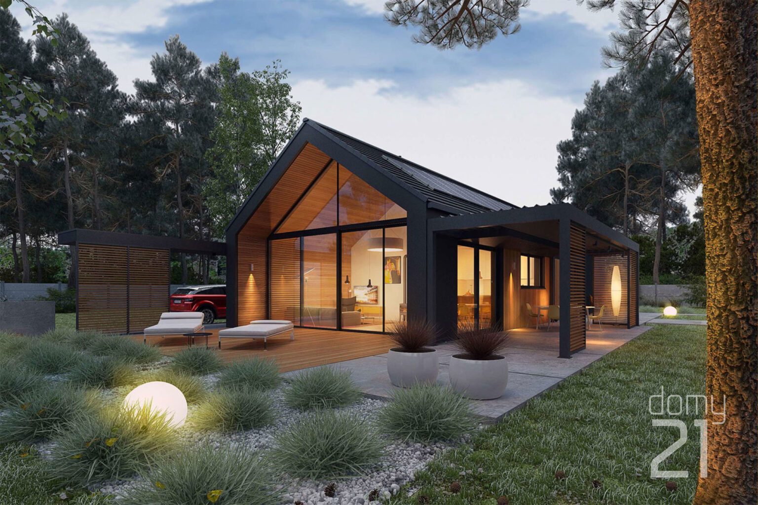 Porównanie domu szkieletowego z dom murowanym — nowoczesna realizacja Wood Solutions